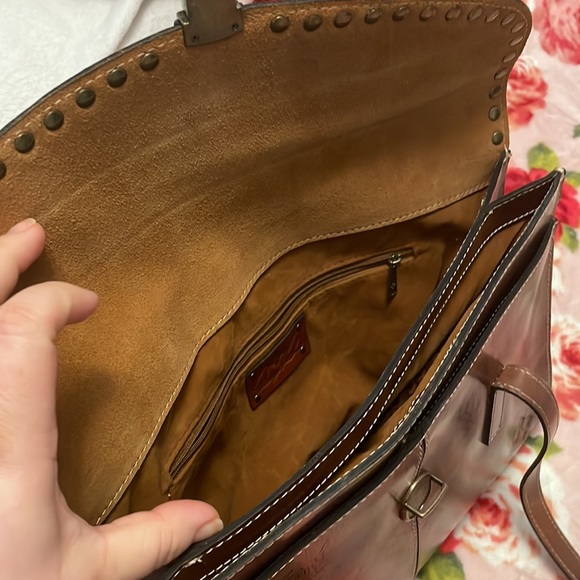 Patricia Nash | Bags | Patricia Nash Signature Map Riot Rust Flap ...